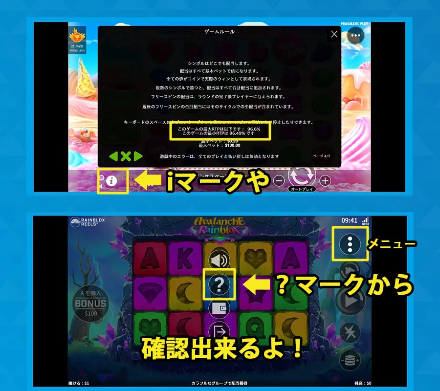 RTP（還元率）が低いゲーム